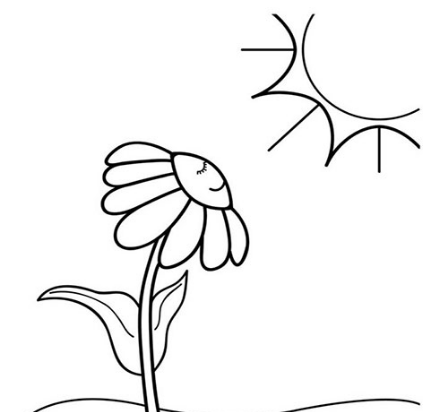 عکس کارتونی گل یاس
