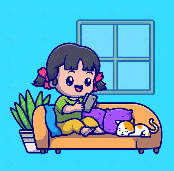 عکس کارتونی گوشی