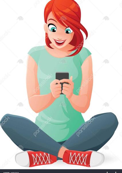 عکس کارتونی گوشی