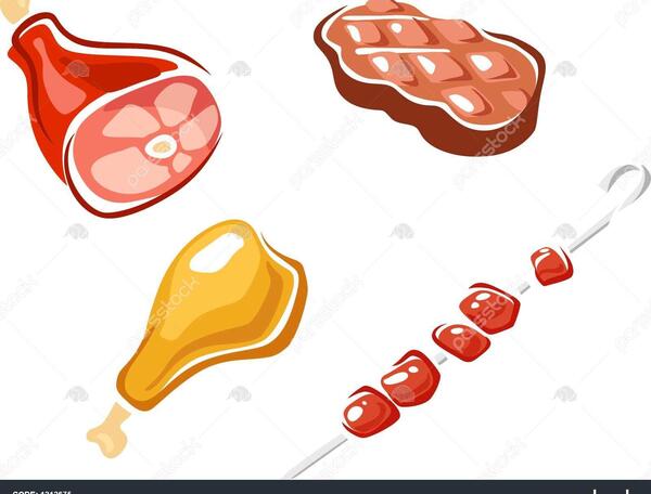 عکس کارتونی گوشت