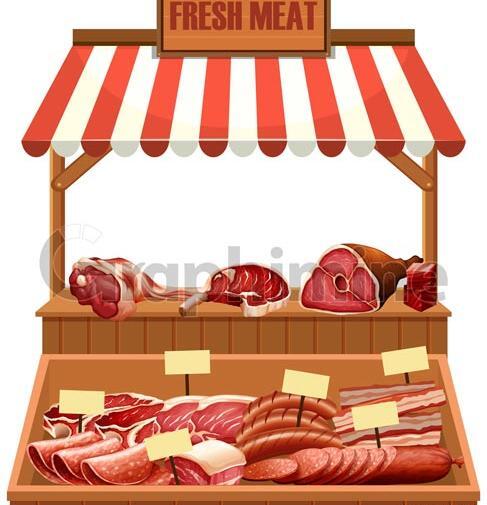 عکس کارتونی گوشت قرمز