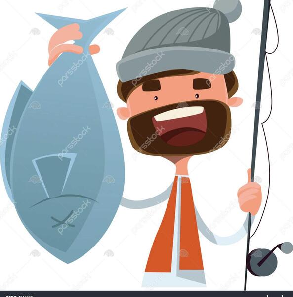 عکس کارتونی ماهیگیری