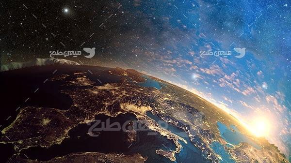 عکس کره ی زمین در فضا