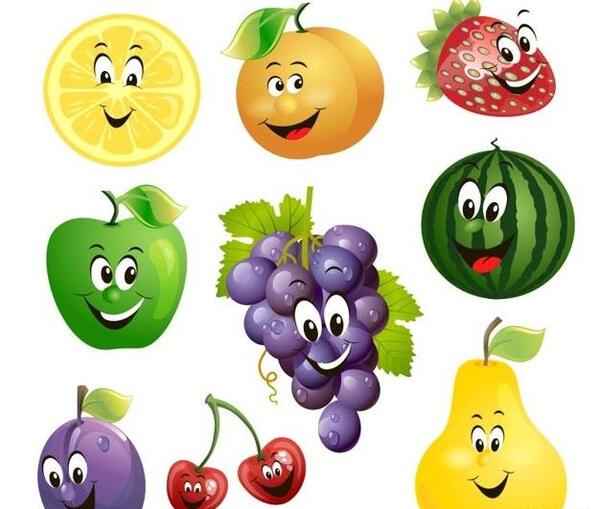 عکس میوه های کارتونی