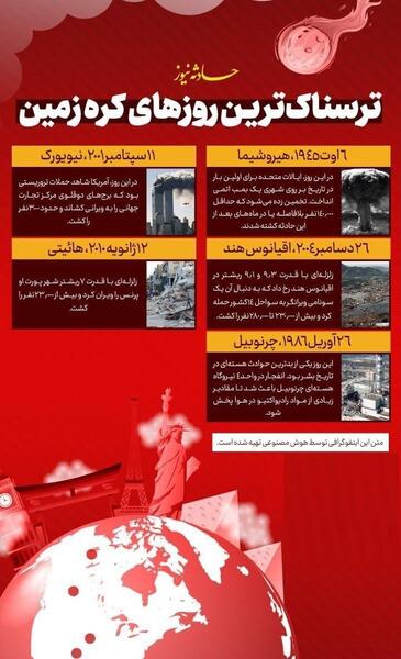 ترسناک ترین عکس در کره زمین