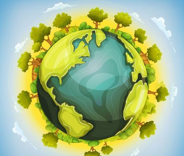 دانلود عکس کره زمین کارتونی