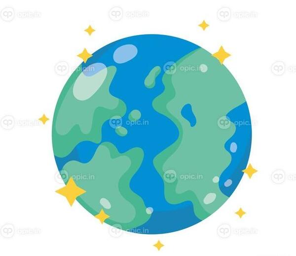 دانلود عکس کره زمین کارتونی