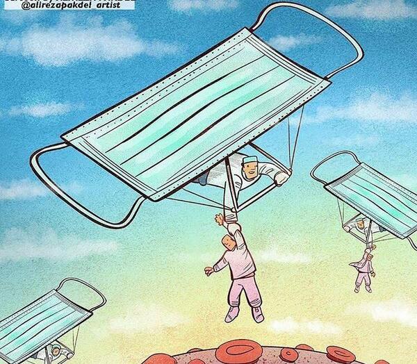 عکس ماسک کارتونی