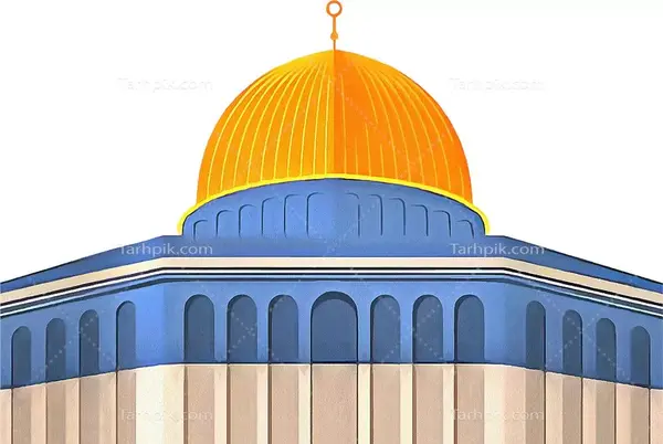 عکس کارتونی مسجد الاقصی