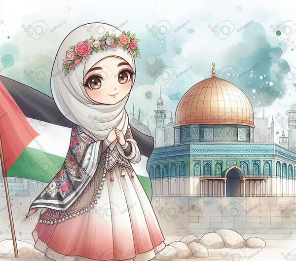 عکس کارتونی مسجد الاقصی