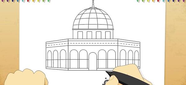 عکس کارتونی مسجد قدس