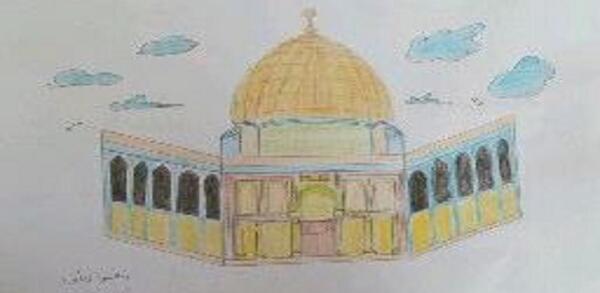 عکس کارتونی مسجد قدس
