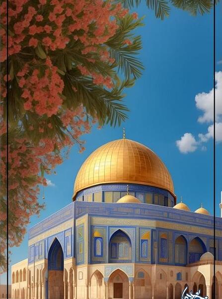 عکس کارتونی مسجد قدس
