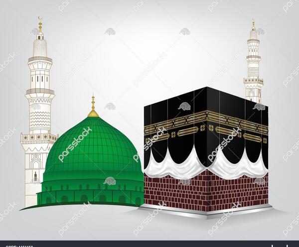 عکس کارتونی مسجدالحرام