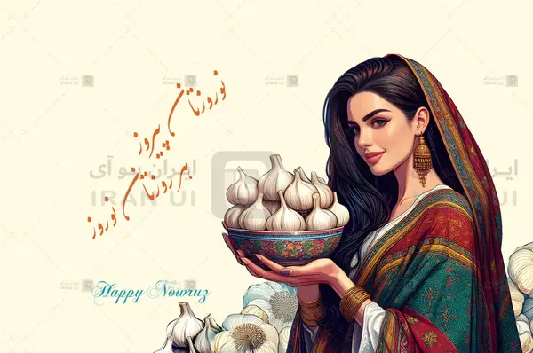 عکس کارتونی تبریک نوروز