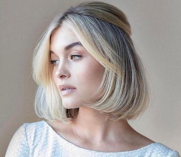 عکس مدل مو دخترانه ساده برای موهای کوتاه