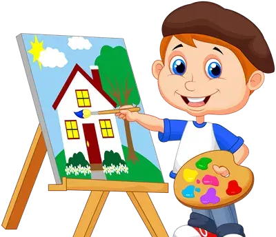 عکس کارتونی نقاشی کشیدن