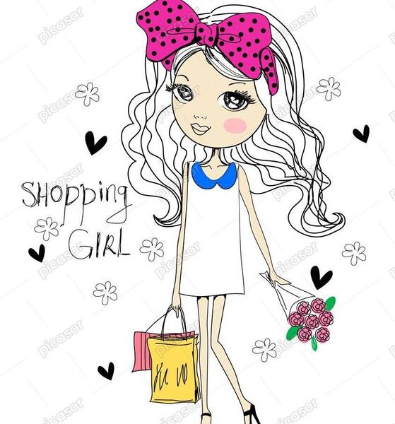 عکس کارتونی نقاشی دخترانه
