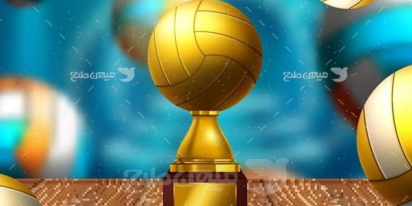 عکس کارتونی ورزش والیبال