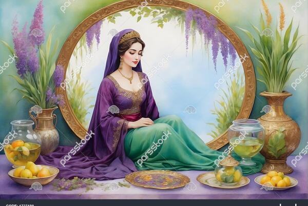 عکس کارتونی سبزه هفت سین