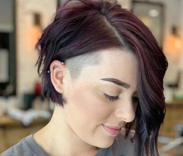 عکس کوتاهی مو زنانه با موزر