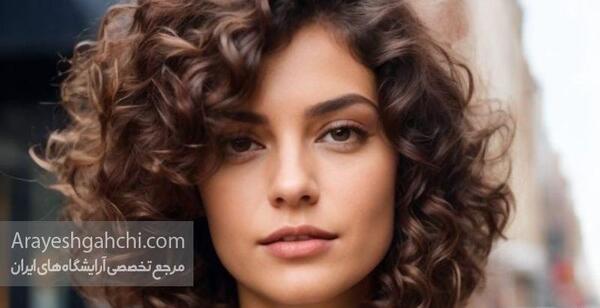 عکس موی کوتاه زنانه فر