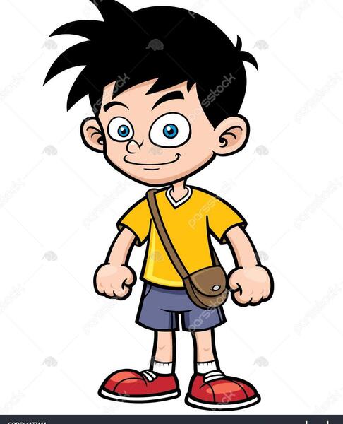 عکس یک پسر بچه کارتونی