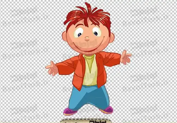 عکس یک پسر بچه کارتونی