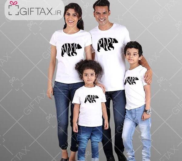 عکس یک خانواده 4 نفره کارتونی