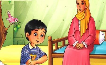 عکس کارتونی مراحل وضو گرفتن