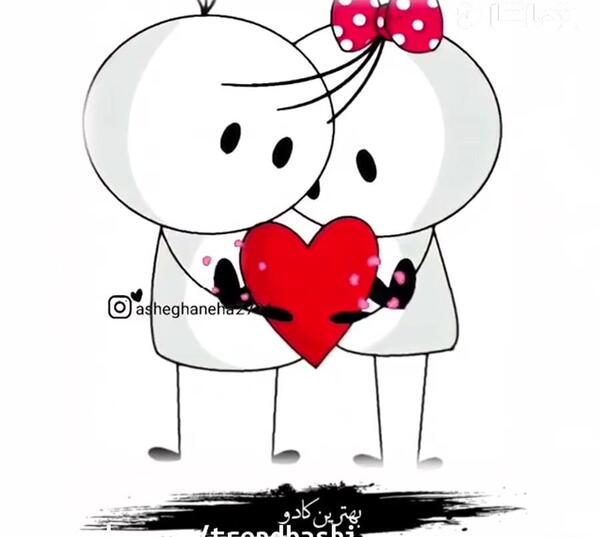 عکس کارتونی برای ولنتاین