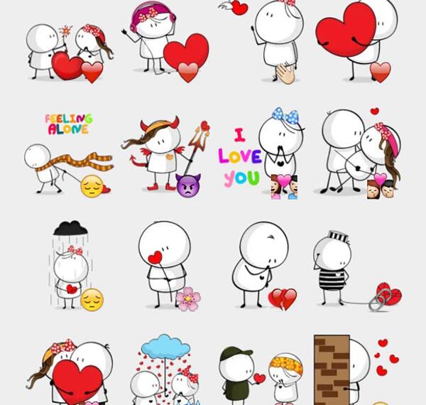 عکس کارتونی برای ولنتاین