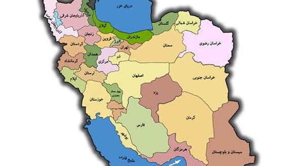 عکس کارتونی نقشه ی ایران