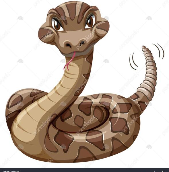 عکس کارتونی مار زنگی