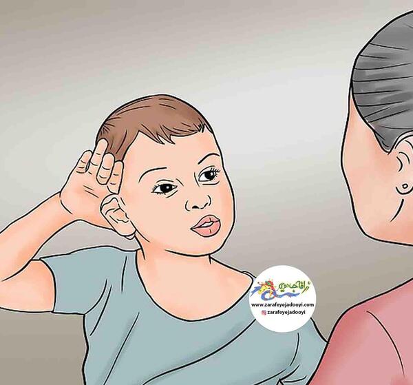 عکس کارتونی گوش دادن
