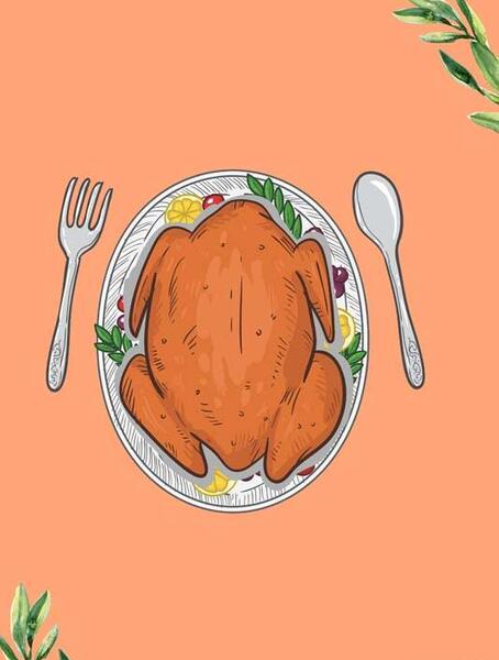 عکس کارتونی گوشت مرغ