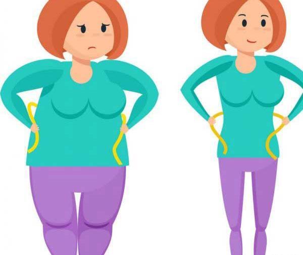 عکس چاق و لاغری کارتونی