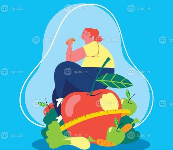 عکس چاق و لاغری کارتونی