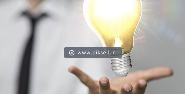 عکس کارتونی لامپ روشن