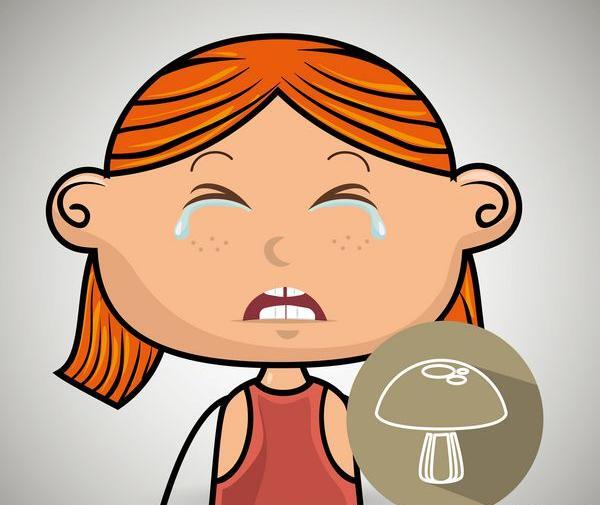 عکس کارتونی دختر در حال گریه