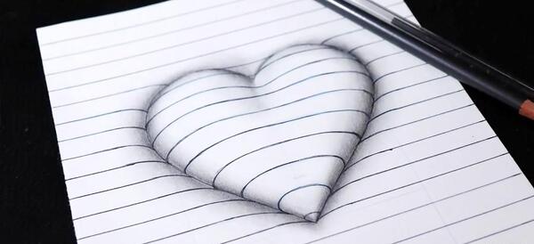 عکس نقاشی کارتونی قلب
