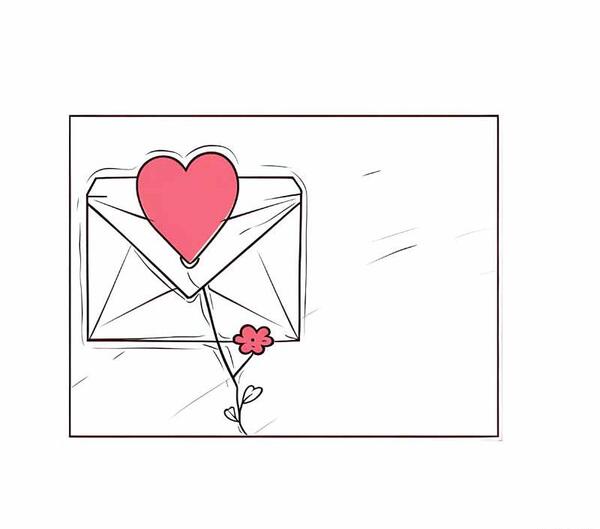 عکس نقاشی کارتونی قلب