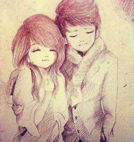 عکس پروفایل کارتونی عاشقانه دونفره