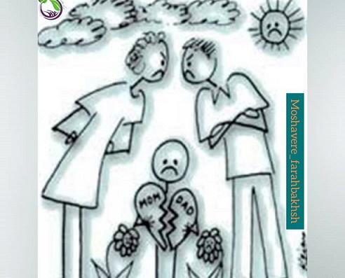 عکس کارتونی طلاق