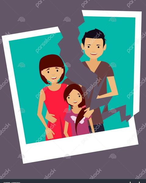 عکس کارتونی طلاق