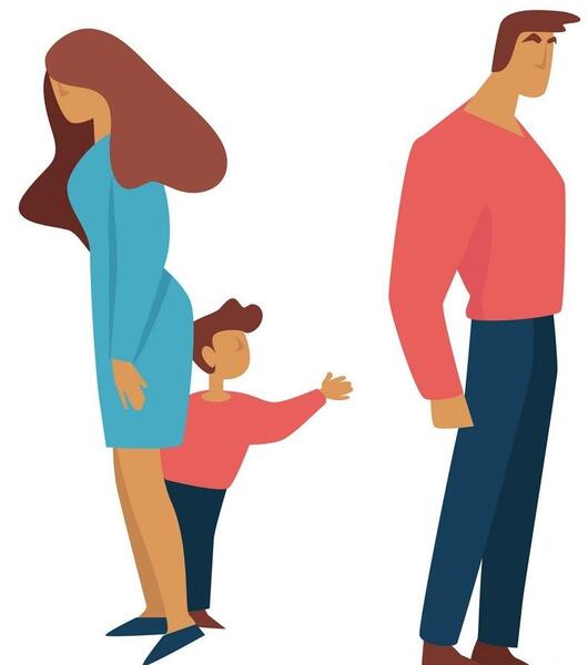 عکس کارتونی طلاق