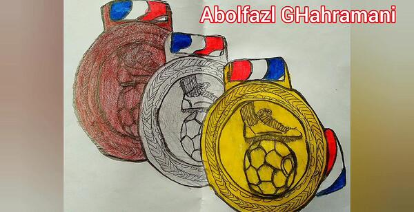 عکس مدال طلا کارتونی