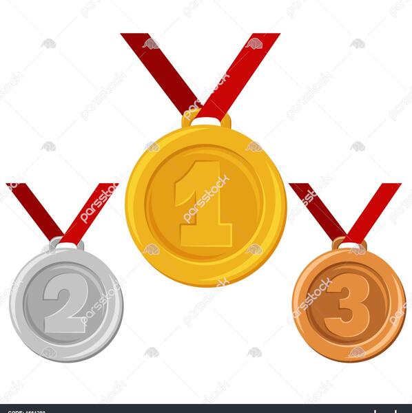 عکس مدال طلا کارتونی