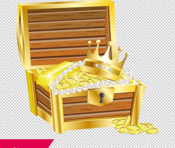 عکس صندوق گنج کارتونی