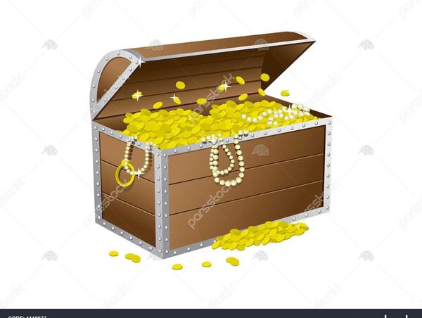 عکس صندوق گنج کارتونی